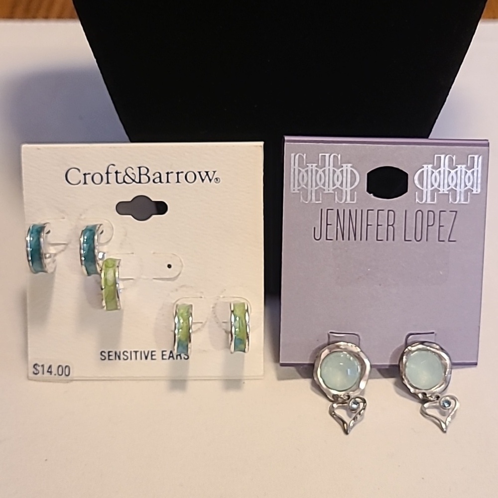 Croft & Barrow AND Jennifer Lopez Earrings NWT